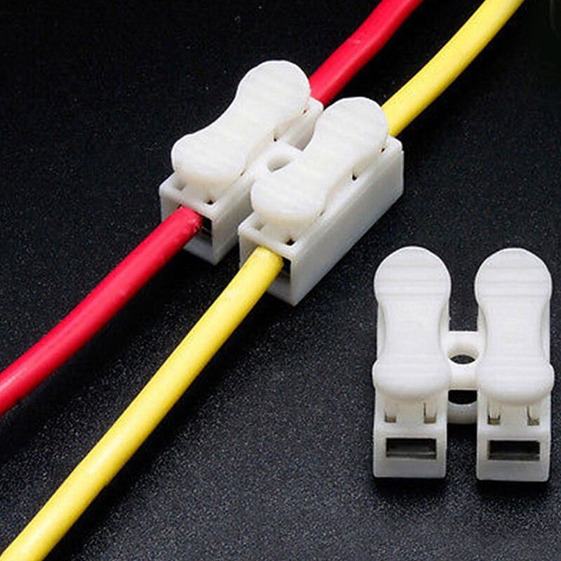 💖Best Buyle 30 Pcs Electrical Cable Connectors Quick Splice Lock Wire Terminals Self Locking