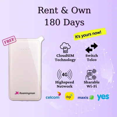[Rent & Own] Rent 180 Days Internet Data and Get a FREE Broadband Device Modem