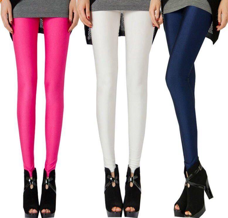 JF Fashion Women Glossy and Shiny Leggings (Lycra) #218 Lazada