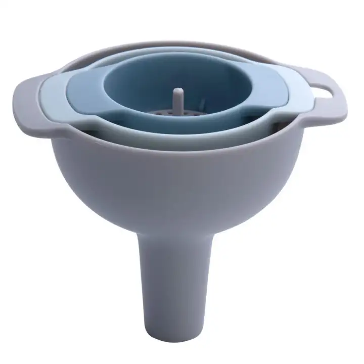 Auoker Canning Funnel Set Wide Mouth All Purpose Plastic Funnel