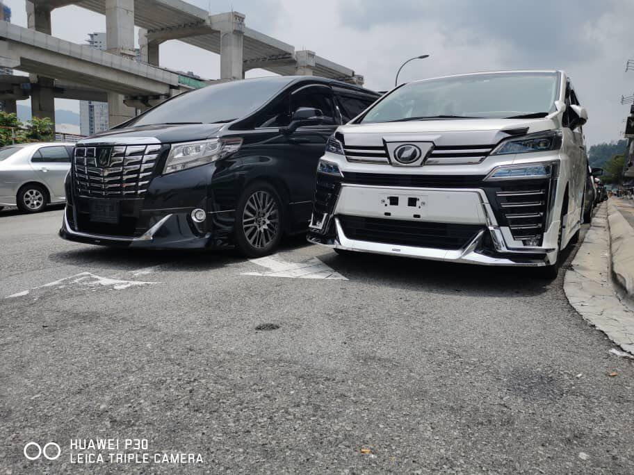 Toyota Alphard 15 G Sc Spec Modellista Bodykit Body Kit Skirt Skirting Lip With Oem Paint Lazada
