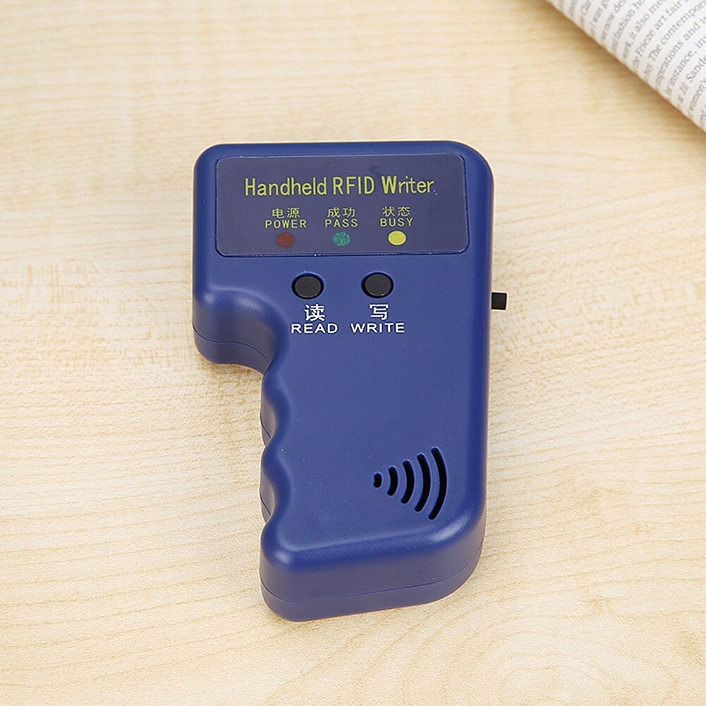 [Ready] Handheld 125KHz RFID Duplicator Copier Writer Programmer Reader EM4305 ID Cards