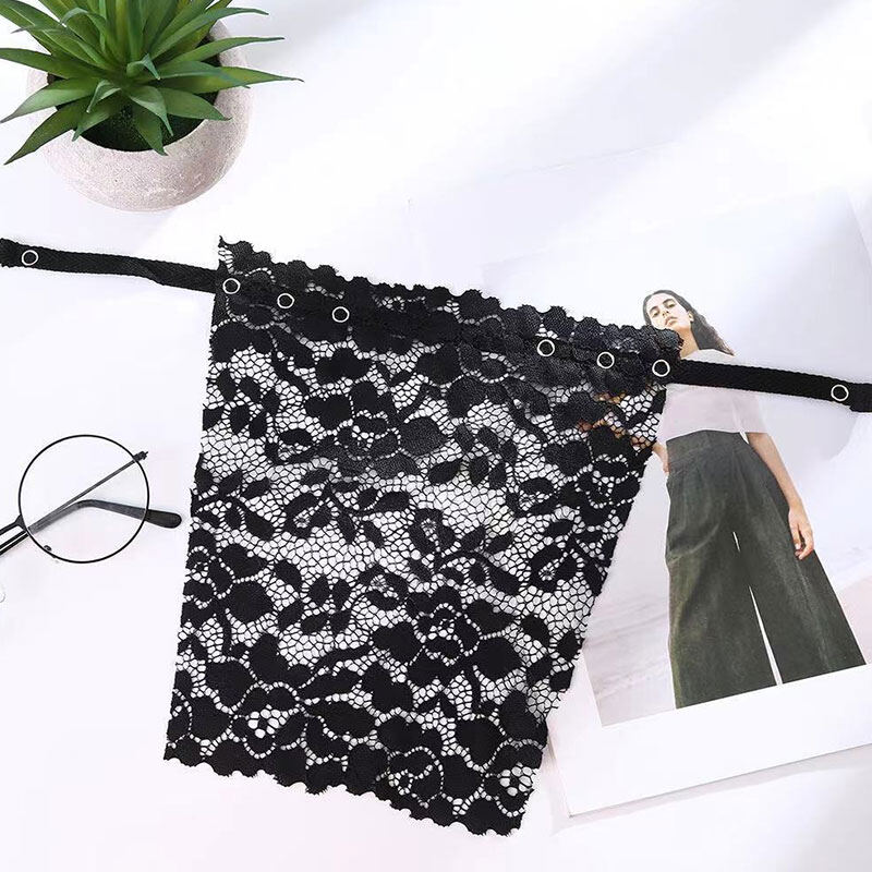 Fnr8 women's invisible lace closure solid color lace front bra insert underwear lace