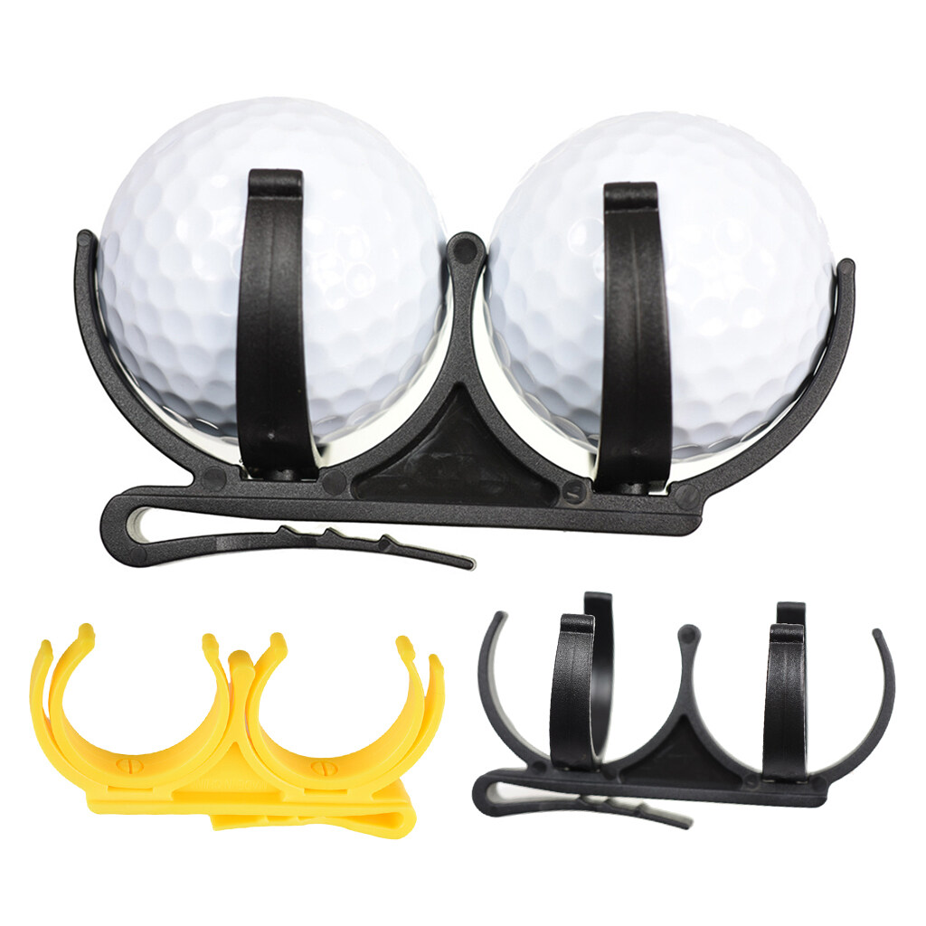 Serciya 2X Golf Accessory Golf Ball Holder Clip Clamp for Golfer Clubs  Black+Yellow | Lazada