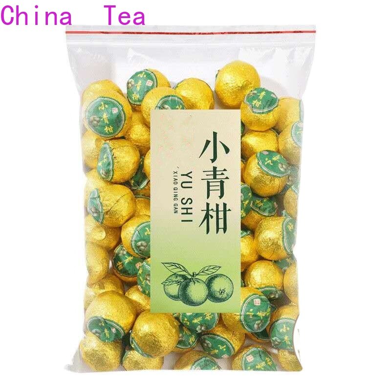 [High quality, fast delivery] Chinese tea dried tangerine peel and Pu'er tea ripe tea 100g