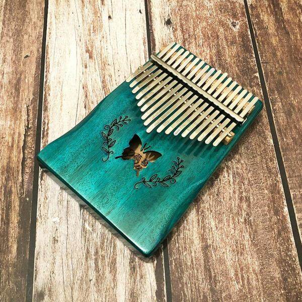 Portable Butterfly 17-Key Finger Kalimba Mbira Wooden Thumb Piano Musical Gift Music Equipment Accessories Attachment Malaysia