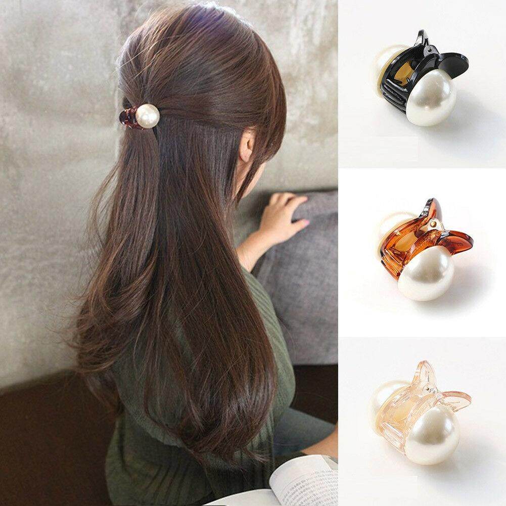 [Cutewomen2020] Phụ Kiện Tóc Ngọc Trai Mini Cho Nữ Kẹp Tóc Kẹp Tóc Pha Lê Thời Trang