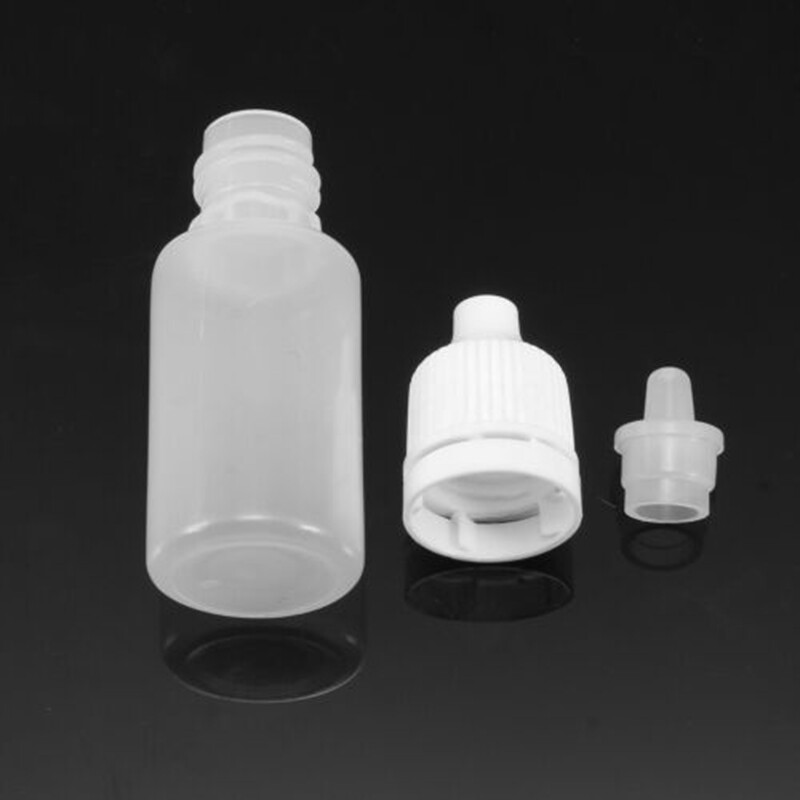 Bokali 50 cái 10ml Protable nhựa rỗng có thể bóp lọ có ống nhỏ giọt Thuốc nhỏ mắt