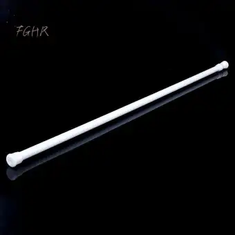 Fghr Creative Adjustable Curtain Rod Metal Spring Loaded