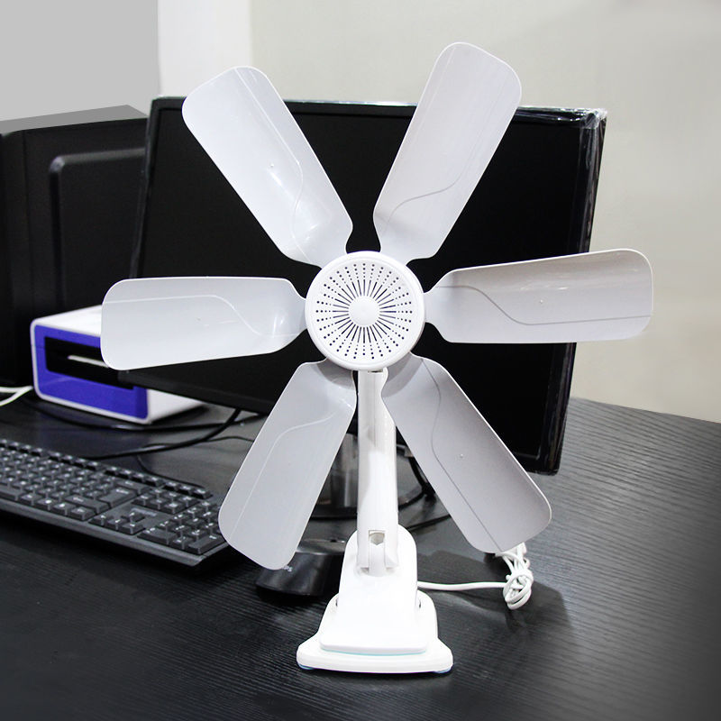 Kudixiong small fan blade mute table fan powerful wind mini fan