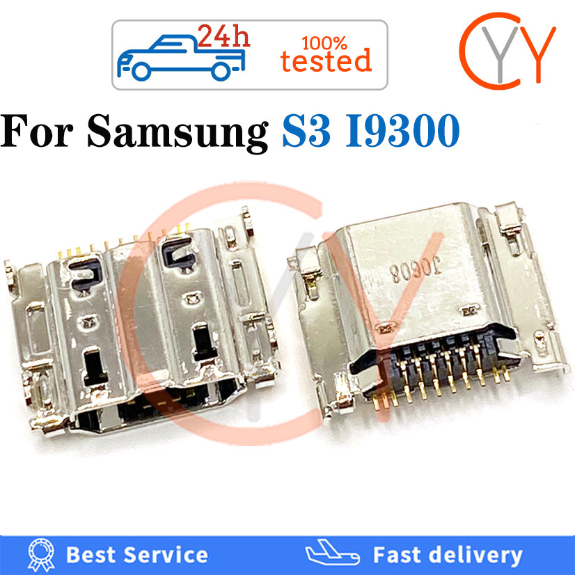 10pcs 50pcs For Samsung Galaxy S3 I9300 I9308 I939 I535 I747 L710 USB  Plug In Charging Charger Port Connector Charging Pin Port jack socket