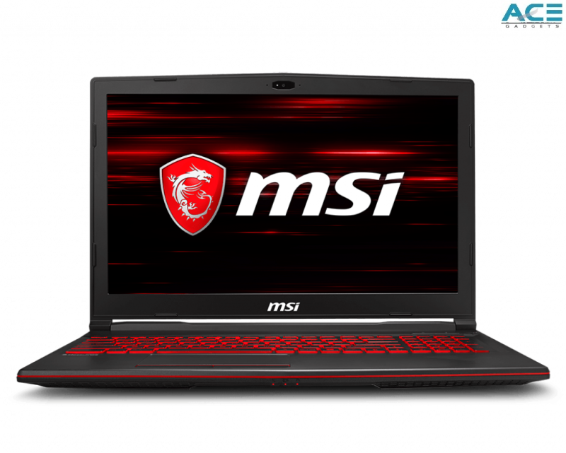 MSI GL63 8RD-829 Gaming Notebook (i7-8750H/8GB D4/128GB PCIe+1TB HDD/GTX1050Ti 4GB/15.6FHD/Win10) Malaysia