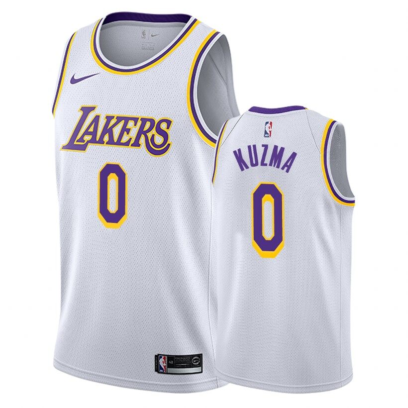 kyle kuzma white jersey