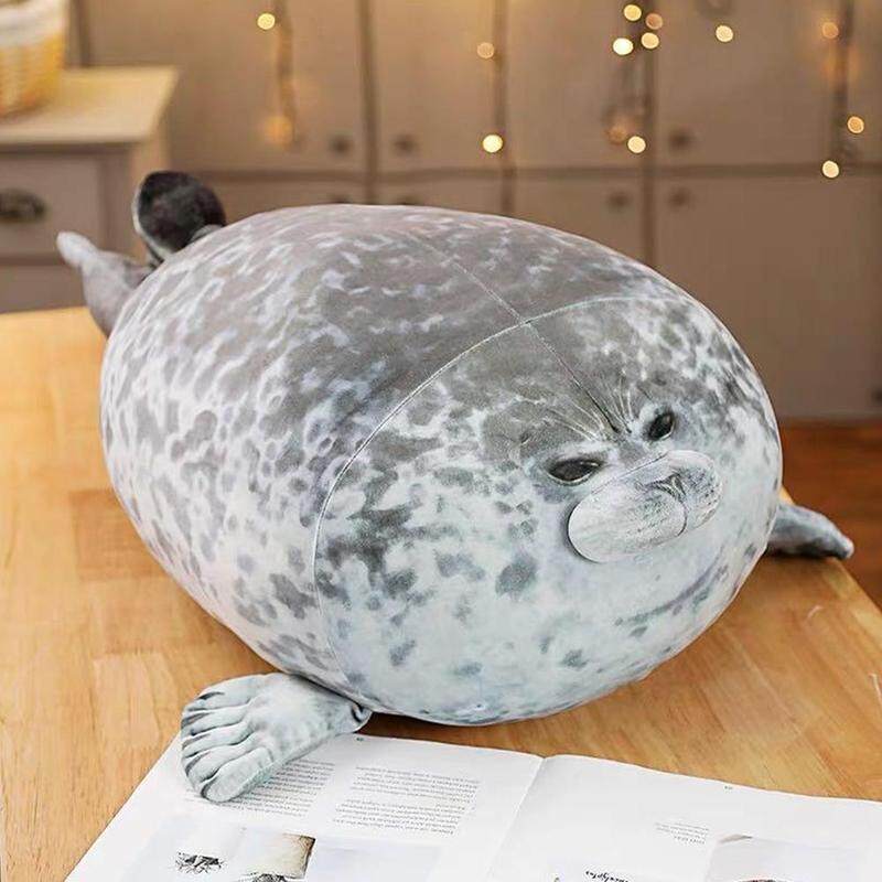cuddly seal pillow