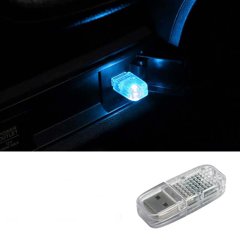 Portable USB LED Atmosphere Light Finger Touch Sensor Car Interior Light Colorful Auto PC Computer Decorative Night Light