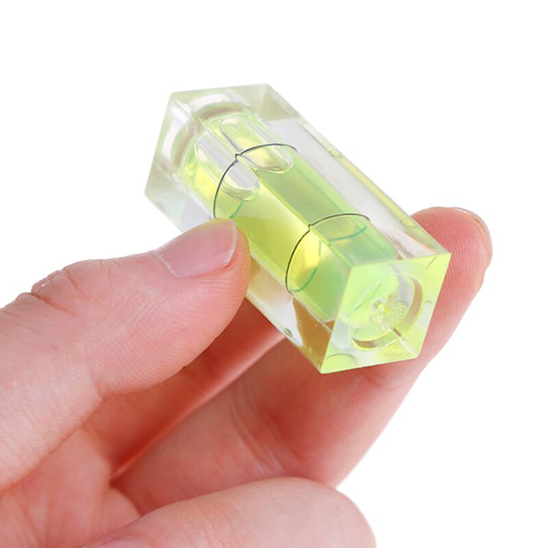 Sanba New Household Mini Square High Precision Green Round Bullseye Range Bubble