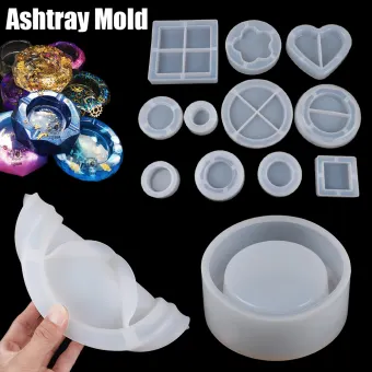 Square Bird S Nest Home Decor Hand Making Silicone Resin Mold Ashtray Mould Crystal Ashtray Mold Lazada Singapore