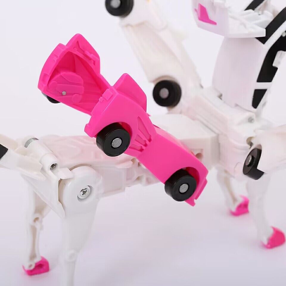 Hello Carbot Unicorn Mirinae Prime Unity Series Transformation Transforming Collision Combination Action Pull Back Robot Car Toy Vehicle Transformer Children's Birthday Gift