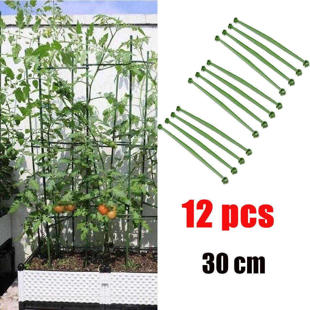 12 Cái Cọc Tay, Cho Lồng Cà Chua Mở Rộng Lưới Mắt Cáo Kết Nối, Đối Với Bất Kỳ Khóa Cọc Trồng Cây Đường Kính 11Mm Nào Dài 30Cm
