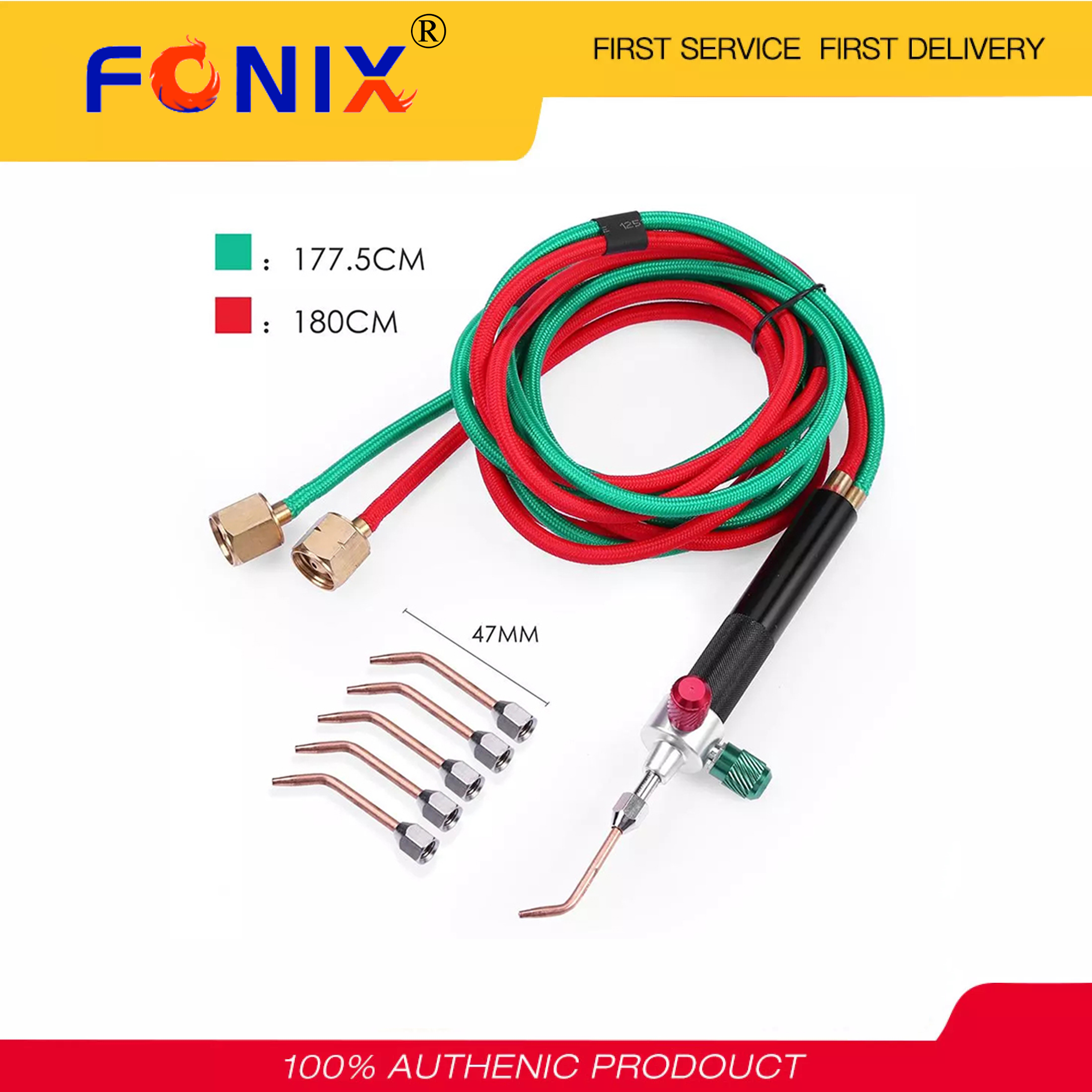 [Ready stock] FONIX Mini Gas Little Torch Portable Acetylene Oxygen