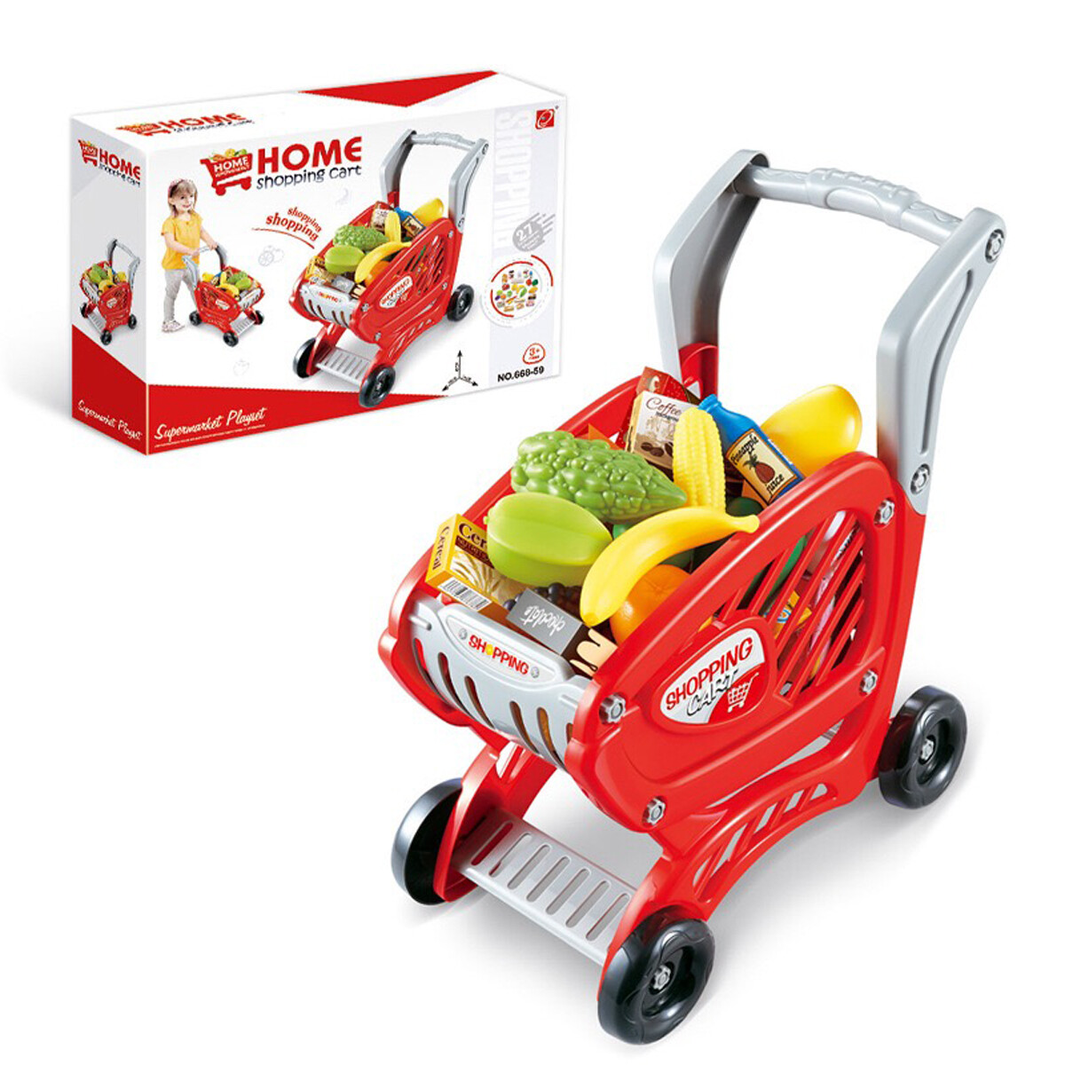 superstore playset with trolley