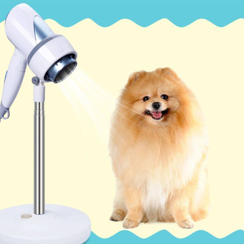 Giá Đỡ Máy Sấy Tóc Cho Thú Cưng Khung Tròn Ổn Định Sàn Khung Cố Định Dọc Có Thể Co Rút Được, Phụ Kiện Chải Lông Thú Cưng Đa Năng