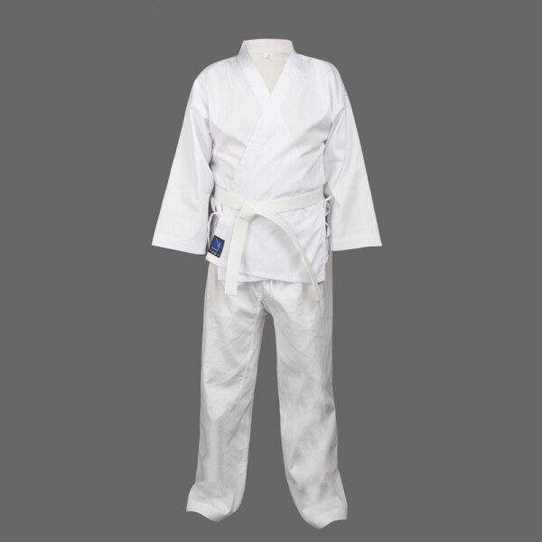 Bộ Đồng Phục Karate Cho Người Lớn Trẻ Em Dobok Chất Lượng Trang Phục Tập Luyện Võ Thuật MMA Đấm Bốc WTF Taekwondo 55% Cotton