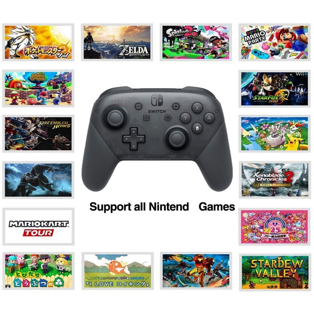 Cần Điều Khiển Bộ Chuyển Đổi Nintendo Pro Bộ Điều Khiển Không Dây Gamepad Bluetooth