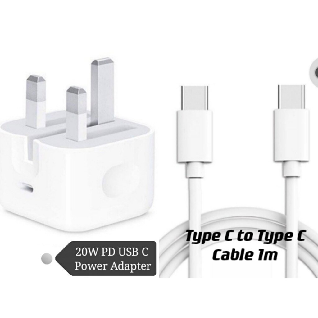 apple charger 20W PD Fast Charger Power Adapter Cable Type C to Type C