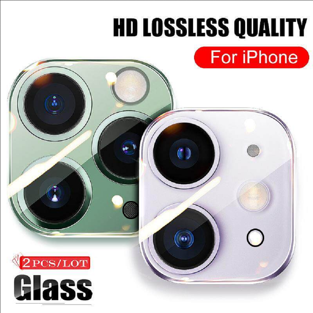2 Pcs 3D Protector Tempered Glass for 13 Mini/13/13 pro/13 pro max or iPhone 11/ 11 Pro / 11 Pro Max Back Camera Lens Protector Screen Film Full Coverage for iphone 12 Mini/12/12 pro/12 pro max