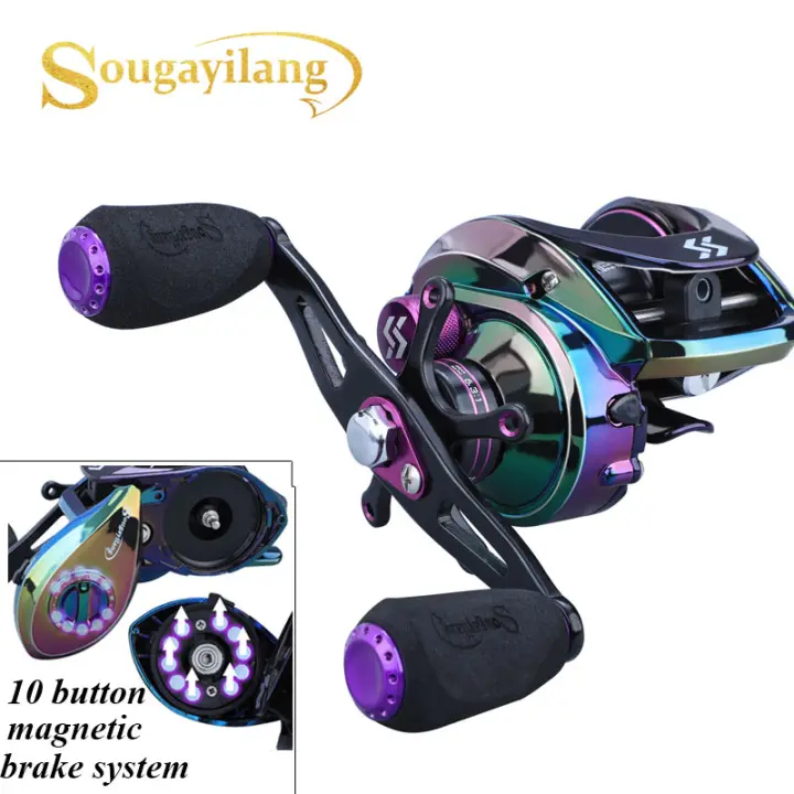 purple baitcaster