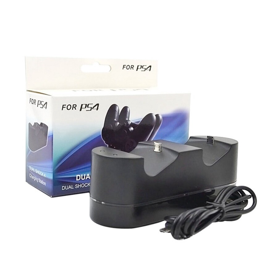 Đế Sạc Bộ Điều Khiển PS4 Cho PlayStation4 / Slim PS Pro Dualshock 4 Đế Sạc Bộ Điều Khiển Tay Cầm Chơi Game Có Dây Cáp