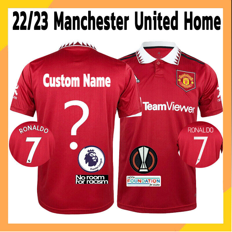 Man United Jersey 22/23 Away Jersi 2022เสื้อฟุตบอลผู้ชาย MU Ronaldo ...