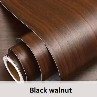 1m 2m Waterproof Wood Vinyl Wallpaper Roll Self Adhesive Contact