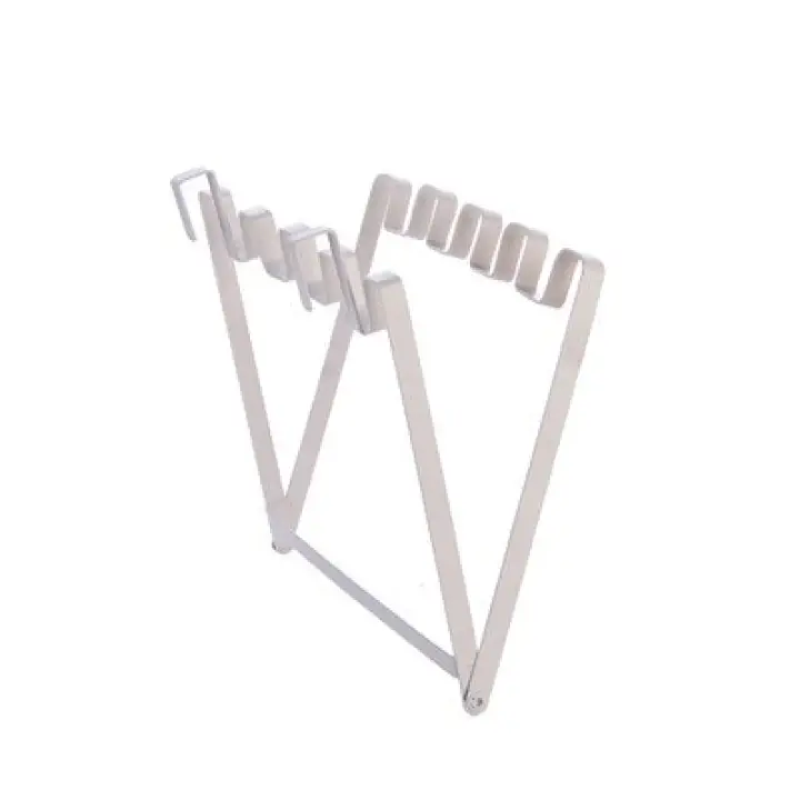 Garbage Bag Holder Foldable Cupboard Door Back Trash Bag Rack Kitchen Hanging Trash Racks For Garbage Bags Kitchen Accessories Lazada Ph