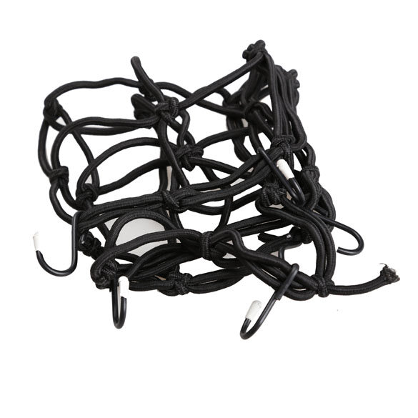 30*30cm Motorcycle 6 Hooks Hold Down Fu el Tank Luggage Net Mesh Web Bungee