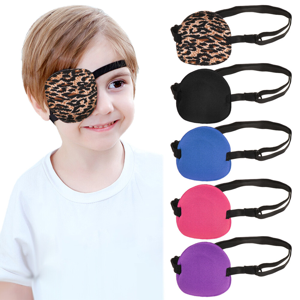 TQD82612 Muticolor Eyed Child Amblyopia Myopia Blindfold Single Protect Eyesight Eye Supplies