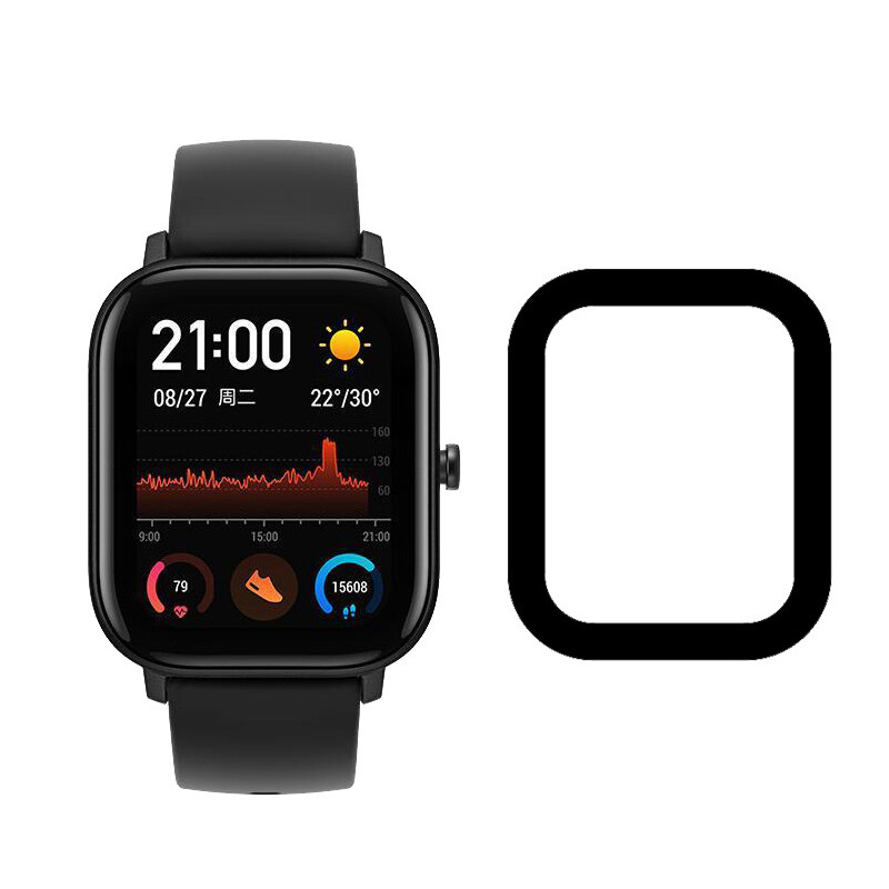 3d pmma screen protector full coverage for huami amazfit gts 2e gts2 mini gts3 smartwatch screen protector