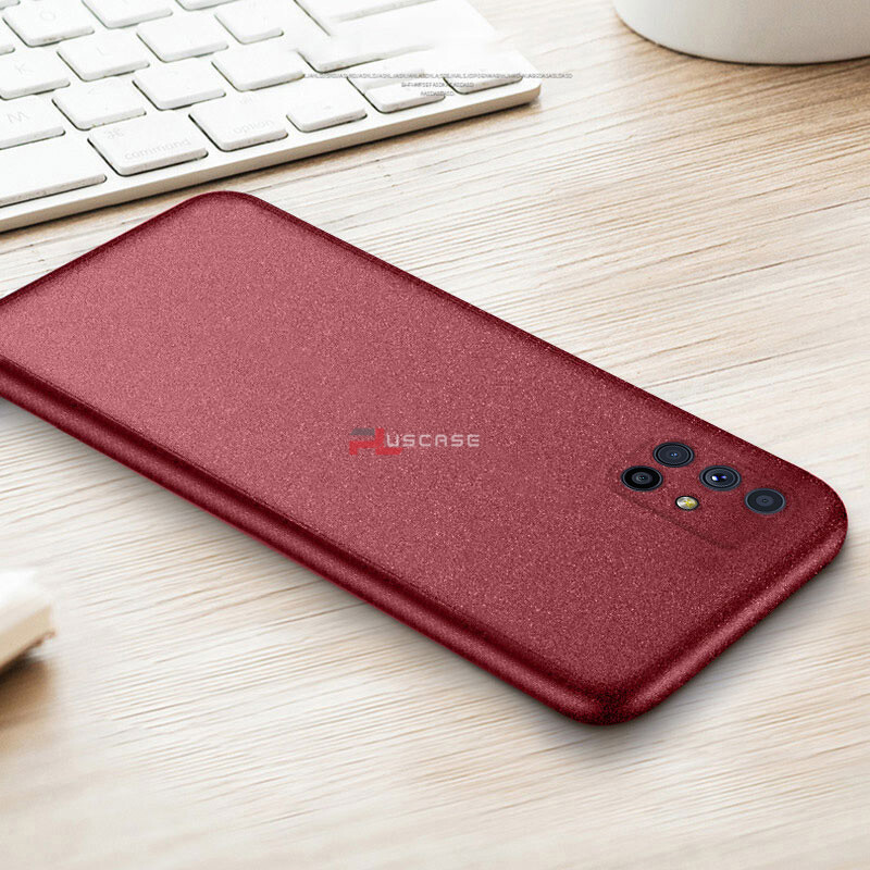 PlusCase cho Samsung Galaxy M51 Siêu mỏng Mềm Mờ Ốp lưng bằng đá sa thạch Bảo vệ Điện thoại Mặt sau Vỏ mỏng
