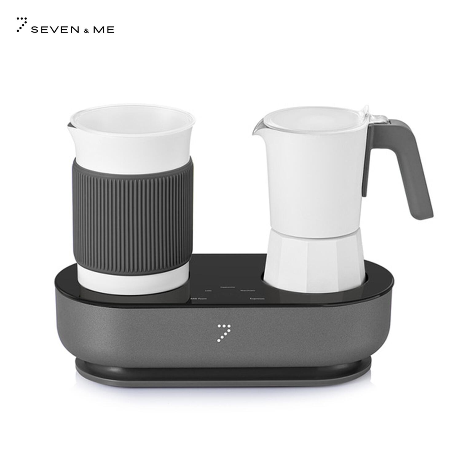 Xiaomi Youpin SEVEN & ME เครื่องทำกาแฟโมก้า Pro ครัวเรือน2 In 1 Small Mini แฟนซีเครื่องชงกาแฟง่ายเครื่องตีฟองนม Cappuccino หม้อโมก้า