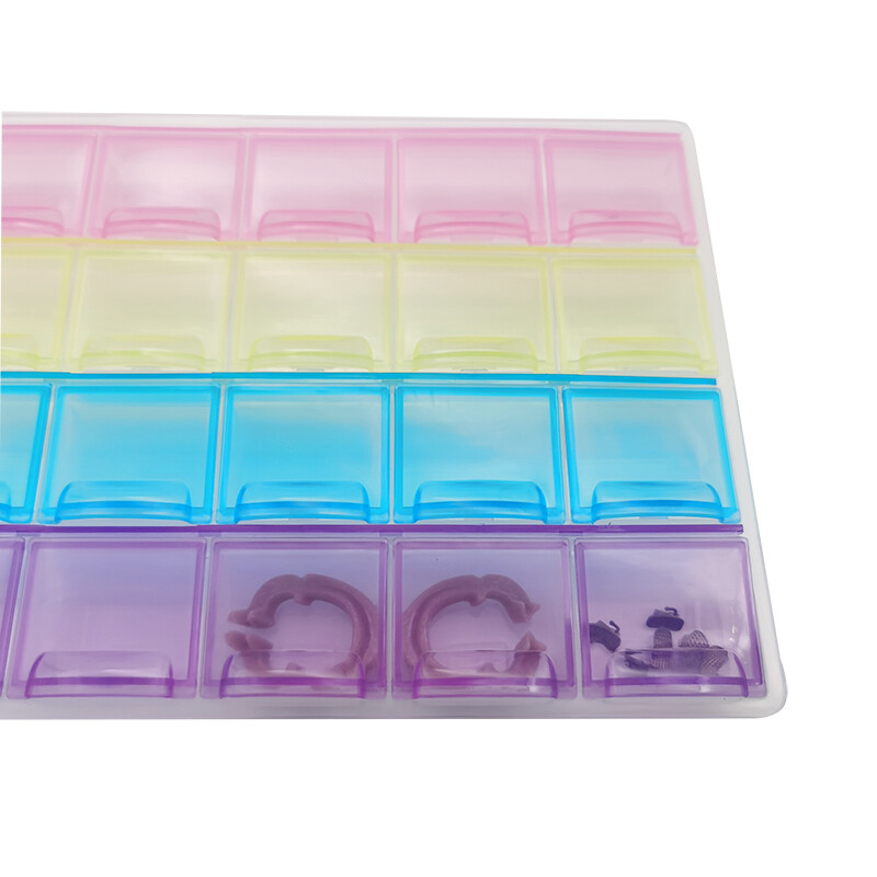 28 Grid Materials Materials Brackets With Ring Buccal Tube Storage Box