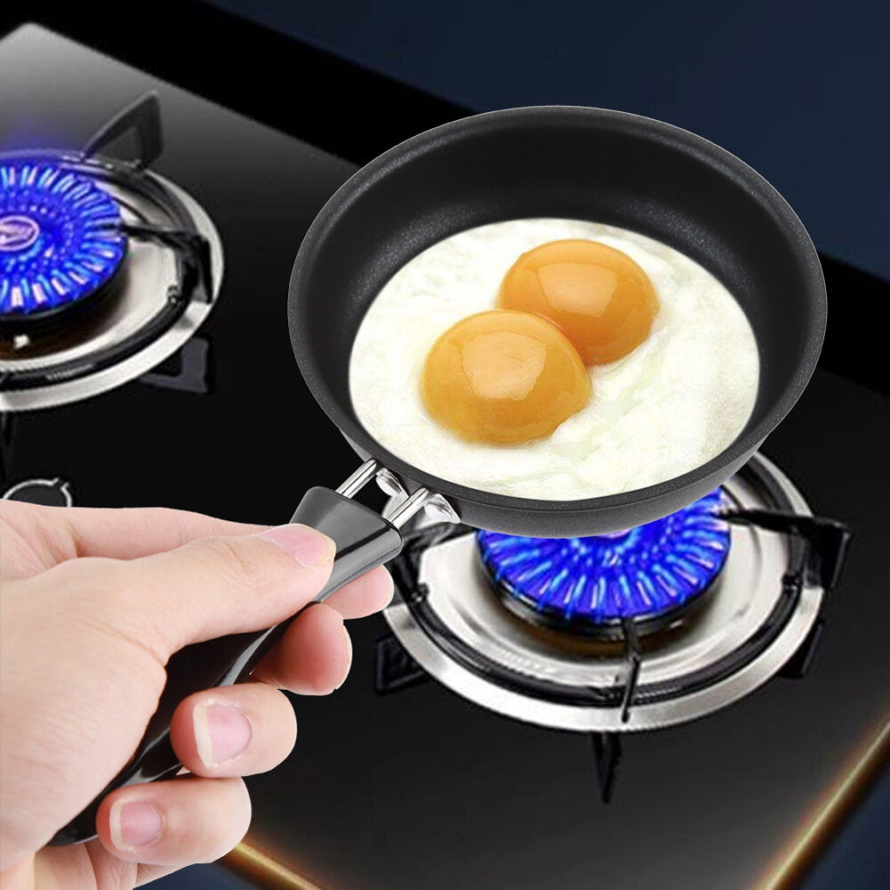 PS Chảo Rán Nhỏ Di Động Trứng Luộc Nhỏ Gia Đình Không Dính Bếp Nấu Ăn Chảo Rán Nhỏ Cho Dụng Cụ Ăn Sáng Gia Đình