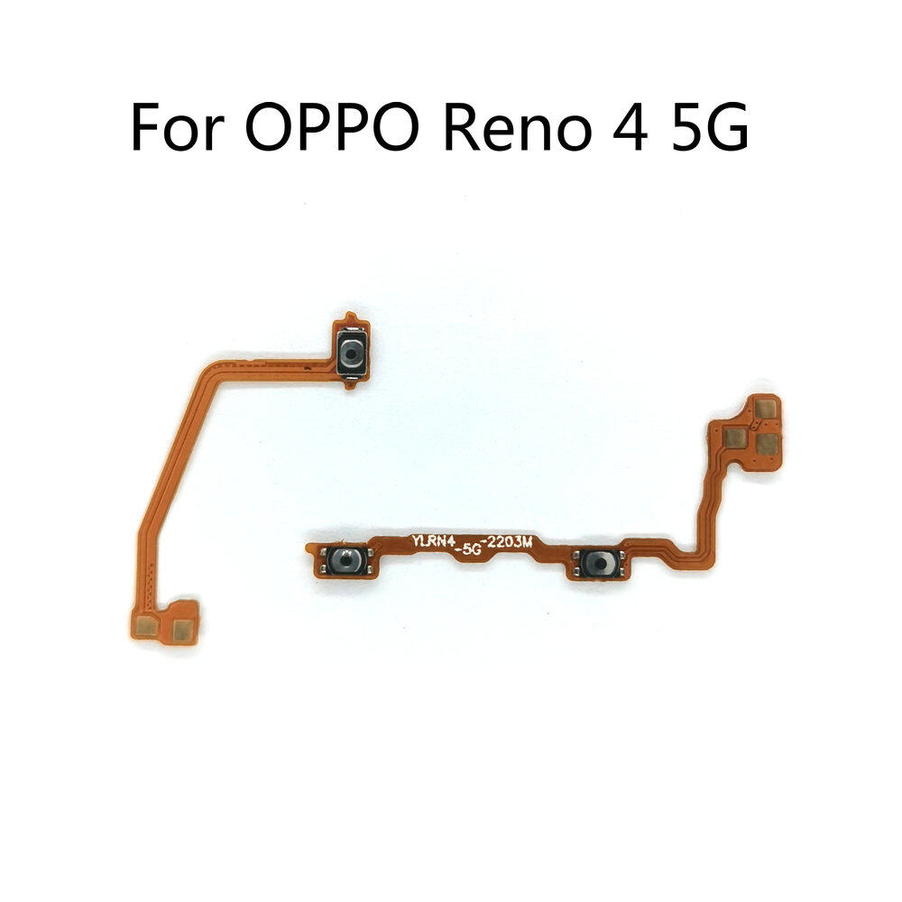 For OPPO Reno 4 5G Power Volume Side Key button Flex Cable On Off Switch Flex Replacement Repair Parts