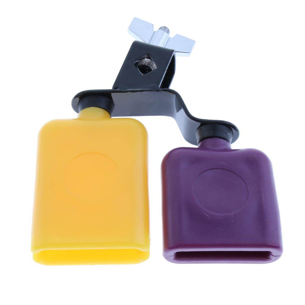 Gazechimp Multicolor Cowbell ชุุดกลองชุดเครื่องดนตรีอุปกรณ์เสริม