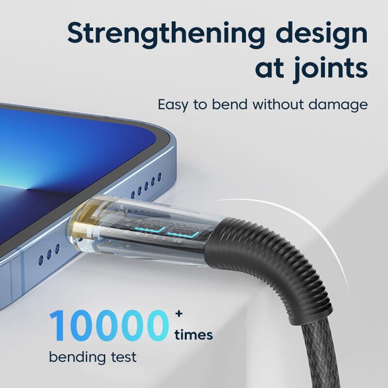 Zeallion 30W Fast Charging USB C Cable for iPhone Models iPad MacBook PD Type C Cable Lightning Wire