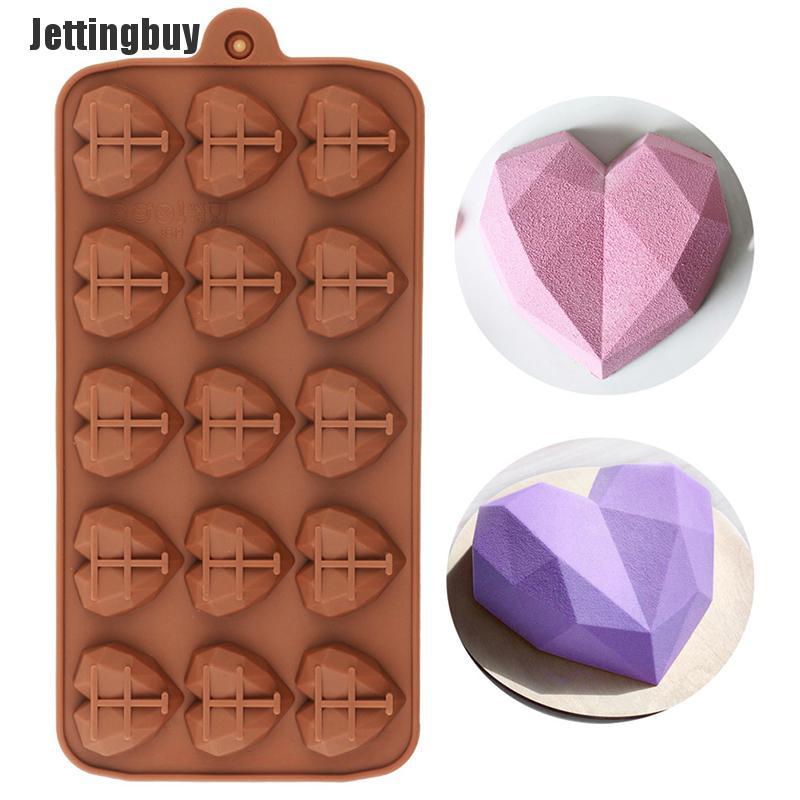 15 Cavities Mini Heart Chocolate Mold Silicone Candy Molds Gummy Jelly Mould