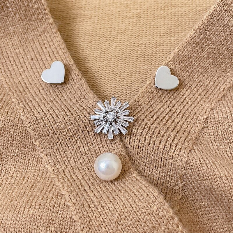 High Quality Fashion Opal Beaded Brooch