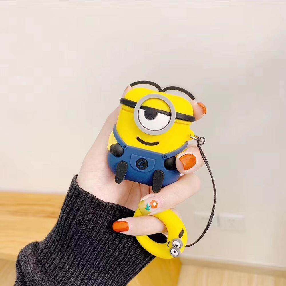 Cute 3D Big Eyes Wireless Bluetooth Earphone Case for Apple AirPods Pro 3 (2025) Soft Silicone Shockproof Cover for AirPods 4 3 AirPods Pro 2 1 Charging Box Accessories