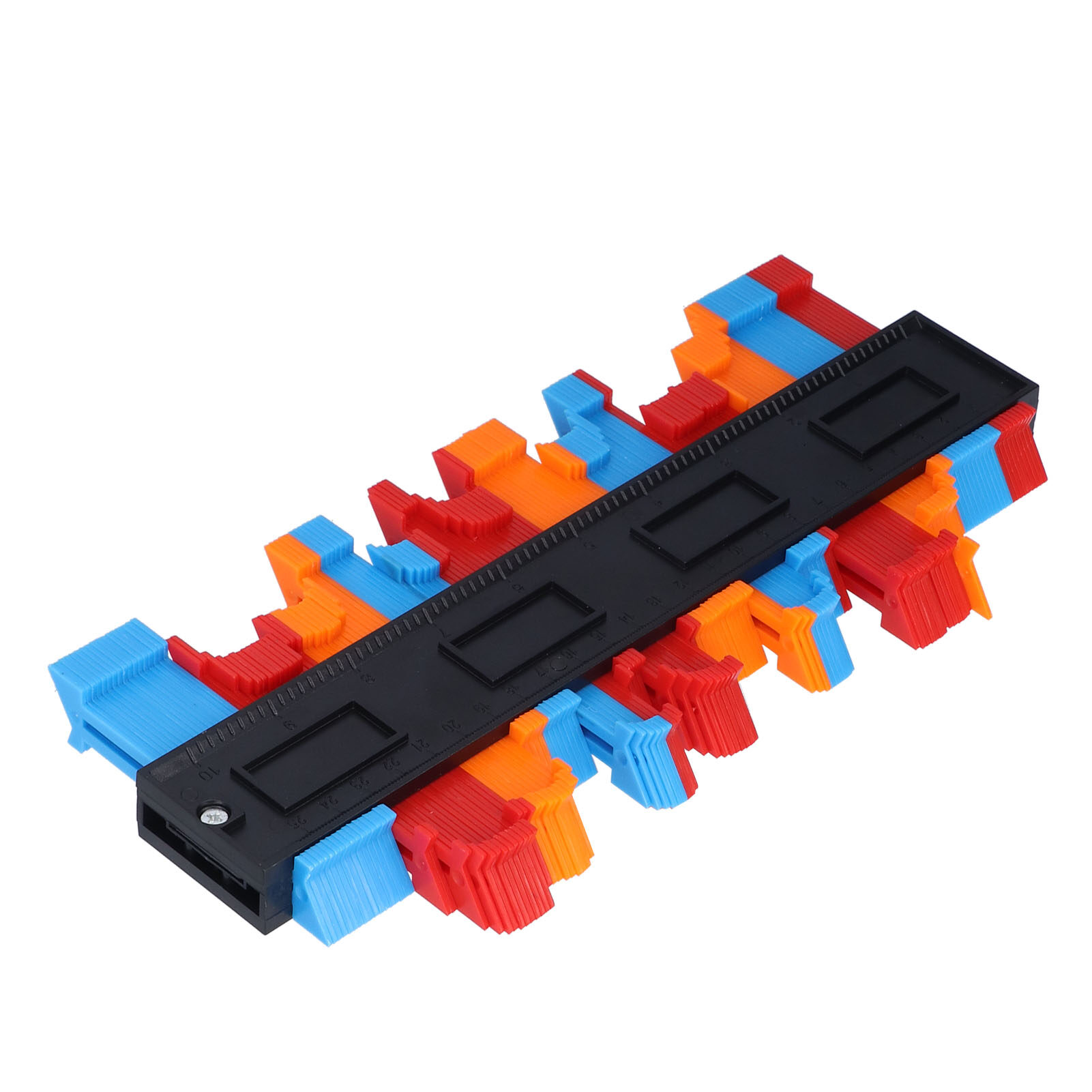 Contour Gauge Tool Irregular Shape Duplicator Welding Woodworking Tracing Multi Colour 26cm