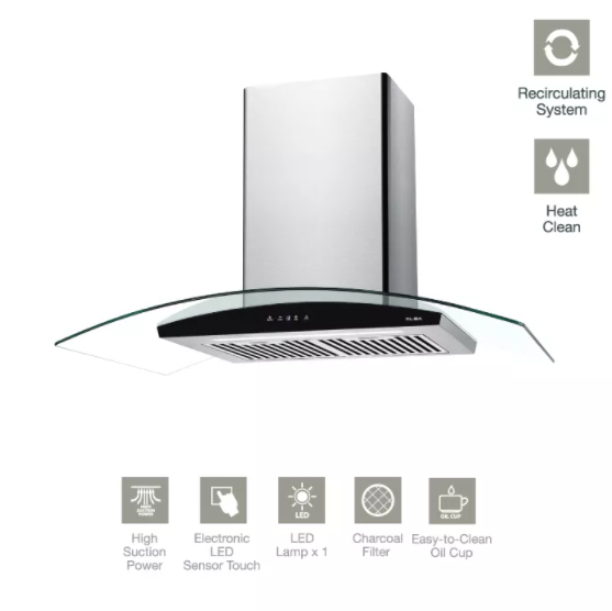 COMBO} Elba Cooker Hood INFINITO EH-J9034ST(SS) + 2 Burners Built